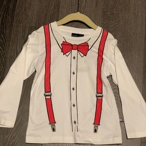 E. Land Bow Tie Long Sleeve